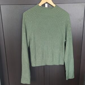 Women's Ardene Olive Knit Sweater Knit Sweater - Size L Great Condition